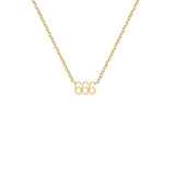 666 Angel Number Choker Necklace