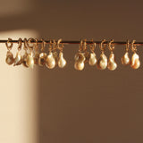 Baroque Croissant Hoop Earrings