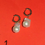 Baroque Croissant Hoop Earrings