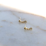 Crystal Drop Studs