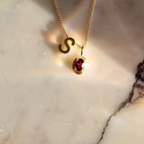 S ✷ Initial Necklace