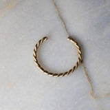 Chunky Twist Bangle Bracelet