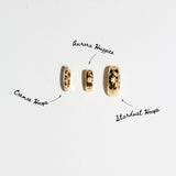 Star Studded Cosmic Celestial Hoop Earrings from the Maison de Femmes Galaxia Collection.