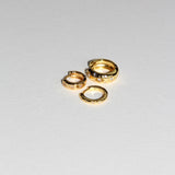 Star Studded Cosmic Celestial Hoop Earrings from the Maison de Femmes Galaxia Collection.