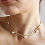 Lacie Pearl Necklace | Sterling Silver
