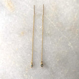 Birthstone Threader Earrings