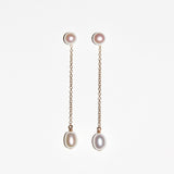 Olivia Pearl Earrings — Minimal