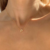 P ✷ Initial Necklace