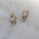 Pink Cat Eye Charm