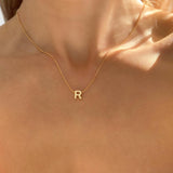 R ✷ Initial Necklace