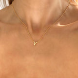 V ✷ Initial Necklace