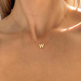 W ✷ Initial Necklace