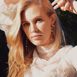 Single Pearl Stud Earrings