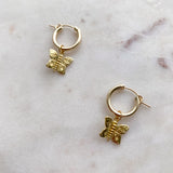 Cosmic Butterfly Hoops