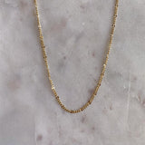 Dylan Pinched Figaro Chain Necklace