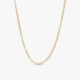 Dylan Pinched Figaro Chain Necklace