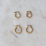 Hailey Twisted Hoop Earrings