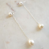 Olivia Pearl Earrings — Minimal