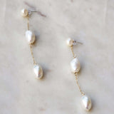 Sabine Pearl Earrings — Minimal
