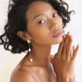 Sabine Pearl Earrings — Pearl Collar
