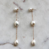 Sabine Pearl Earrings — Minimal