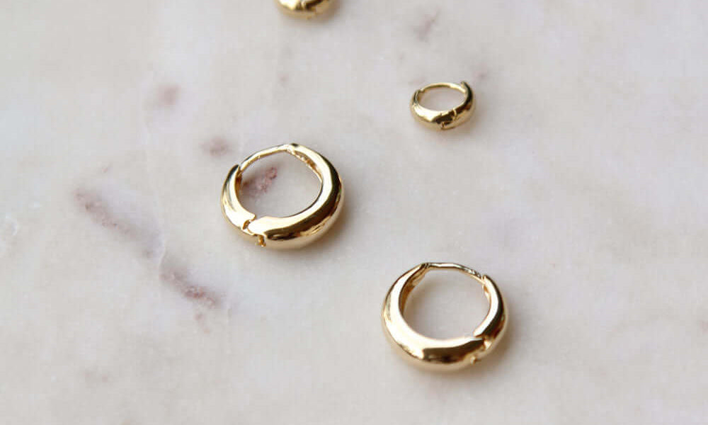 The Beauty of Gold Filled Dome Hoop Earrings