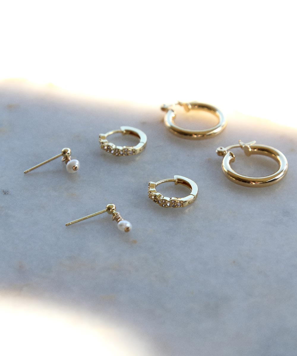 How to Effortlessly Style a Gold Earring Stack