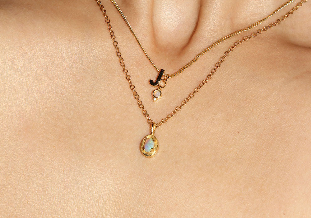 Signature Essentials | Initial & Birthstone Necklace ✨