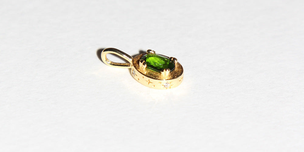 Image of Maison de Femmes May Birthstone Pendant Charm.