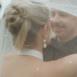 Esme Pearl Earrings | Irregular Studs