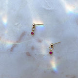 Birthstone Stud Earrings