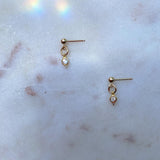 Birthstone Stud Earrings