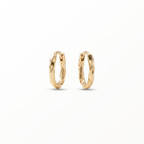 Nina Twist Hoop Earrings
