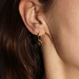 Amore Heart Hoop Earrings