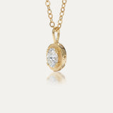 April Moissanite Birthstone Necklace