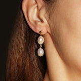 Ariadne Pearl Drops Stud Earrings