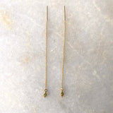 Birthstone Threader Earrings
