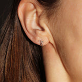 Tiny Bow Stud Earrings