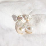 Classique Grande | Irregular Pearl Studs