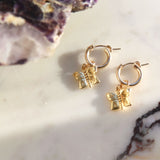 Cosmic Butterfly Hoops