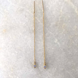 Birthstone Threader Earrings