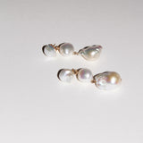 Esme Pearl Earrings | Irregular Studs