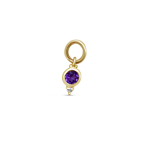 MDF Birthstone Charm