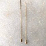 Birthstone Threader Earrings