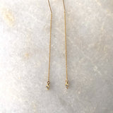 Birthstone Threader Earrings