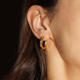 Lyla Green Huggie Earrings