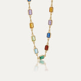 Marion Necklace — Dark Stones