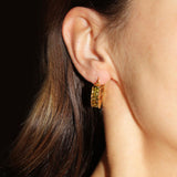 Martini Hoop Earrings