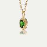 May Emerald Birthstone Necklace