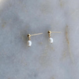 Midi Pearl Stud Earrings